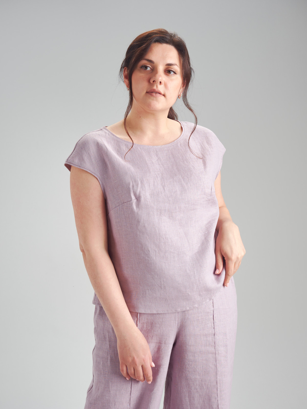 Топ со спущенным рукавом Сластия